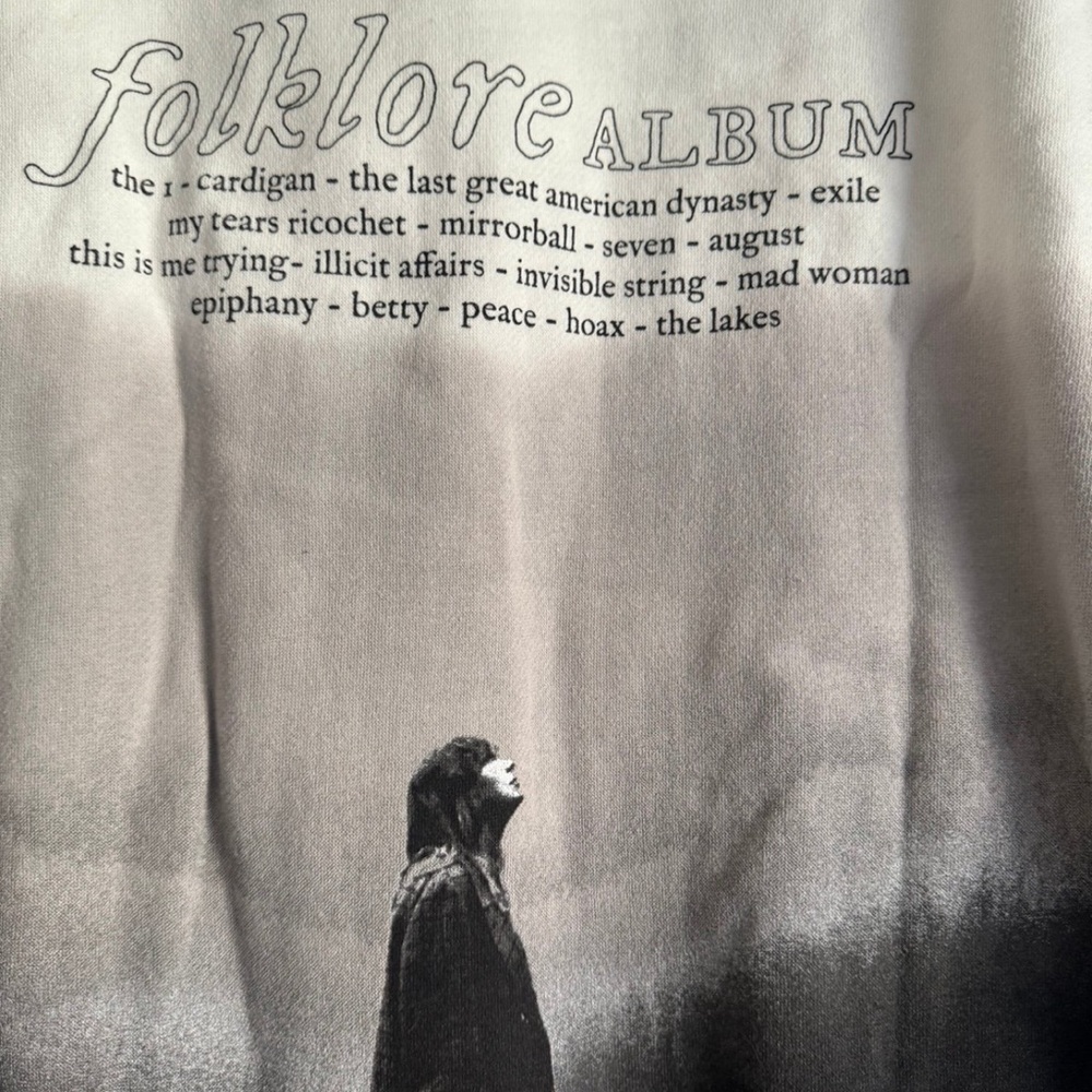 Taylor Swift Folklore Lost In The Memories Hoodie Pullover Sweater - Picture 3 of 4
